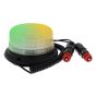 LED Dual Colour Flashing Beacon (Low Profile) - Magnetic & 3 Bolt Fixing