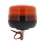 LED Amber/Orange Flashing Beacon (Low Profile) - Single Bolt Fixing