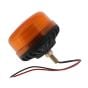 LED Amber/Orange Flashing Beacon (Low Profile) - Single Bolt Fixing