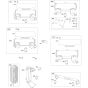 Exhaust System Assembly for Briggs and Stratton Model No.543477-3079-J1 Horizontal Shaft Engine