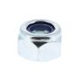 M10 Nylon Insert Locking Nut - Zinc Plated (Each)