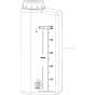 Oil Bottle Assembly for Husqvarna 321 S15, 2016-11 Sprayers