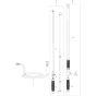 Spray Lance Assembly for Husqvarna 321 S25, 2016-11 Sprayers