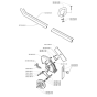 Shaft & Handle  for Husqvarna 322 E Trimmer/ Edgers