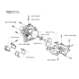 Crankcase for Husqvarna 323 E Trimmer/ Edgers