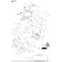 Handle & Controls Assembly for Husqvarna 323 HD60 Hedge Trimmers