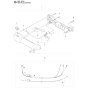 Handle & Controls Assembly For Husqvarna 323R Brushcutter