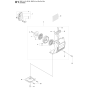 Starter Assembly For Husqvarna 323R Brushcutter