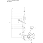 Fuel Tank Assembly For Husqvarna 323RII Brushcutter