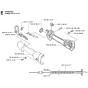 Handle & Controls Assembly for Husqvarna 324 HDA55 X-Series Hedge Trimmers