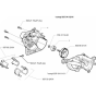 Crankcase for Husqvarna 325 E X-Series Trimmer/ Edgers