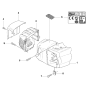 Cover Assembly for Husqvarna 325 HD75 X-Series Hedge Trimmers