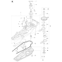 Gear Housing Assembly for Husqvarna 325 HD75 X-Series Hedge Trimmers