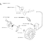 Ignition System & Clutch Assembly for Husqvarna 325 HDA55 X-Series Hedge Trimmers