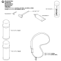 Accessories Assembly for Husqvarna 325 HDA55 X-Series Hedge Trimmers