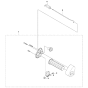 Handle Assembly for Husqvarna 325 HE4 Hedge Trimmers