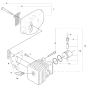 Muffler Assembly for Husqvarna 325 HS75 X-Series Hedge Trimmers