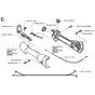 Handle & Controls Assembly for Husqvarna 325P Pole Pruners