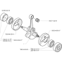 Crankshaft for Husqvarna 325 TX Trimmer/ Edgers