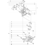 Crankcase for Husqvarna 326 EX Trimmer/ Edgers