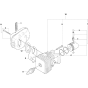 Cylinder, Piston & Muffler for Husqvarna 326 HD60 X-Series Hedge Trimmers