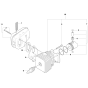 Cylinder, Piston & Muffler for Husqvarna 326 HD75 X-Series Hedge Trimmers