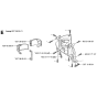 Crankcase Assembly for Husqvarna 326 HS75 X-Series Hedge Trimmers