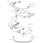 Handle & Controls Assembly for Husqvarna 326 HS75 X-Series Hedge Trimmers