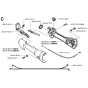 Handle & Controls Assembly for Husqvarna 326P Pole Pruners