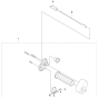 Handle 2 Assembly for Husqvarna 327 HE3 X-Series Hedge Trimmers