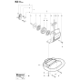 Starter Assembly for Husqvarna 327 HE4 X-Series Hedge Trimmers