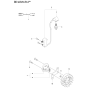 Ignition System & Clutch Assembly for Husqvarna 327 HE4 X-Series Hedge Trimmers