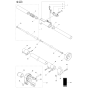 Shaft Assembly for Husqvarna 327P Pole Pruners