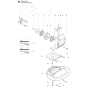 Starter Assembly-1 for Husqvarna 327P Pole Pruners