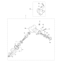 Bevel Gear Assembly For Husqvarna 327RDX Brushcutter