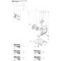 Starter-2 Assembly For Husqvarna 327RJX Brushcutter