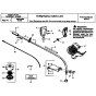 Shaft & Handle Assembly For Husqvarna 32Rlc Brushcutter