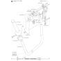 Handle & Controls Assembly For Husqvarna 335R Brushcutter