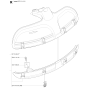 Guards Assembly For Husqvarna 335R Brushcutter