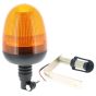 Amber/Orange LED Medium Flexi DIN Type Fixing Flashing Beacon - Spigot Kits