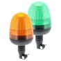 LED Green & Amber/Orange Flashing Beacons (High Profile) - Flexi DIN Spigot Fixing