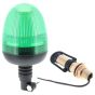 Green LED Medium Flexi DIN Type Fixing Flashing Beacon - Spigot Kits