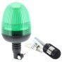 Green LED Medium Flexi DIN Type Fixing Flashing Beacon - Spigot Kits