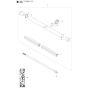 Shaft Assembly For Husqvarna 343F Brushcutter