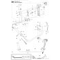 Throttle Controls Assembly For Husqvarna 343F Brushcutter