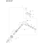 Bevel Gear Assembly For Husqvarna 343Fr Brushcutter