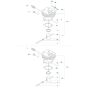 Cylinder Assembly for Husqvarna 343FRM Brushcutter