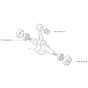 Crankshaft Assembly For Husqvarna 345 Chainsaw 