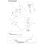 Throttle Controls Assembly For Husqvarna 345FR Brushcutter