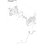 Crankcase Assembly For Husqvarna 345FR Brushcutter
